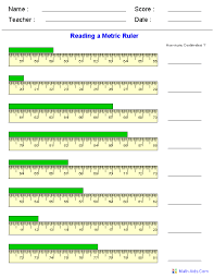 measurement worksheets dynamically created measurement