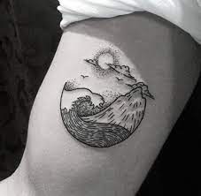 Bali Volcano Tattoo By Nice Art Tattoo Volcano Tattoo Tattoos Tattoo Bali