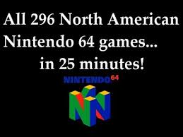Ocarina of time, super mario 64, and the iconic goldeneye 007, picking the best nintendo 64 games is a tough job. Every Nintendo 64 Game In One Video Youtube