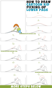 Lay the second block of wood on top of that (creating a paper sandwich). How To Draw Cartoon Character Lifting Up Paper At The Bottom Of The Page Easy Step By Step Drawing Tutorial For Kids How To Draw Step By Step Drawing Tutorials