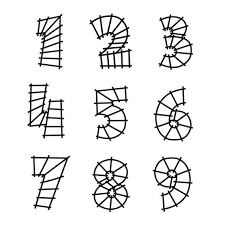 Digitizing Dolls Train Track Number Set Embroidery Design Numbers 0 9 4x4 5x7 Instant Download Train Tracks Embroidery Designs Train