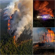 CRITICAL ALERT: Nebraska is under siege tonight as a monstrous wildfire  tears through the heartland, defying all containment efforts. Authorities  have just declared a MANDATORY EVACUATION for multiple communities—this is no  longer