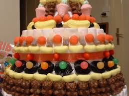 Construction D Un Gateau De Bonbons Pour Un Anniversaire Coin Coin Recette Ptitchef Recette Gateau Bonbon Bonbon Gateau