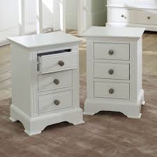 Notte, bedside table, chest of drawers and tall boy, is the series based on a concept of contemporary living characterised by a dissolution of the. Pair Of White Bedside Tables Davenport White Range Windsor Browne