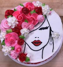 Need some inspiration for your cake design? Cake For Woman Day Woman B Day Christmas Birthday Cake Birthday Cakes For Women Cakes For Women