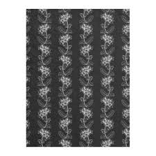 Black And White Pattern Throw Blanket Vintage Flower Print Pattern Black Amp White Floral Fleece Blanket Floral Prints Pattern