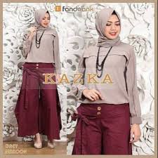 Jenis bahan polyester rayon, looknya spt bahan linen namun handfeelnya halus dan lembut bahan atasan polycotton polycotton merupakan campuran dari bahan sintetis polyester dengan bahan serat alam katun (cotton), mempunyai tekstur. Harga Kulot Atasan Pakaian Wanita Fashion Muslim Terbaik April 2021 Shopee Indonesia