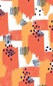Orange Shade Wallpaper Brushstroke Design Muralswallpaper In 2020 Pattern Wallpaper Cute Patterns Wallpaper Wallpaper