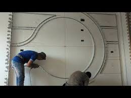 ديكور شاشه التلفزيون جبس بورد تعلم ازى ترسم ديكور من البداية إلى النهاية من قاسم اسيوط youtu simple false ceiling design tv wall design false ceiling design