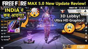 Here is the release date & how you can download free fire max. Free Fire Max 5 0 Update Free Fire Max Release Date In India Free Fire New Events 2020 Youtube