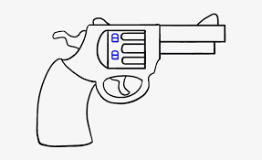 How to draw a gun. Easy Gun Drawings Picture Gun Drawing Cartoon Free Transparent Png Download Pngkey