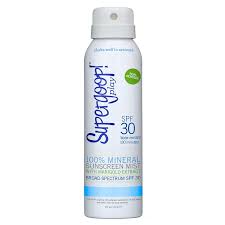 Since it can be difficult to determine how much spray sunscreen is enough, a good rule of thumb is to spray until your skin glistens. but it isn't enough to just coat the skin. Amazon Com Supergoop Play 100 Mineral Sunscreen Spf 30 Mist With Marigold Extract 6 Fl Oz Reef Safe Body Sunscreen For Sensitive Skin With Clean Ingredients Like Marigold Sunflower Seed Chamomile Beauty