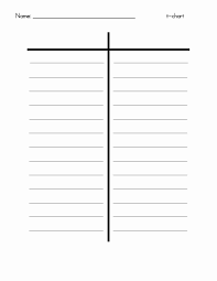 T Chart Template Word Elegant 30 Printable T Chart Templates Examples Template Archive Table Of Contents Template Table Of Contents Templates