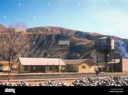 railway station in the village of el chorro at the end of trail of Caminito  Del Rey, Spain Stock Photo - Alamy