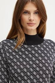 Šaty Guess LISE černá barva, mini, W4BK43 Z37K0