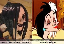 Cruella de vil) — главная антагонистка семнадцатого анимационного фильма студии disney, «101 далматинец», его сиквела «101 далматинец 2: Kruella De Vil Na Likeness Ru Luchshie Shodstva V Nachale