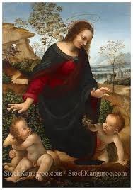 The Madonna And Child With The Infant St John The Baptist Madonna And Child John The Baptist Da Vinci Art