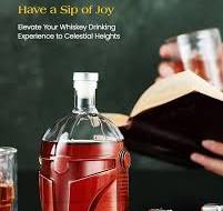 Amazon.com | Galaxy Whiskey Decanter Sets with 2 Glasses for ...