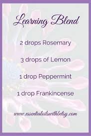 Learning Blend For Diffuser Diy Roller Bottle Essential Oils For Kids Essential Oil Diffuser Blends Essential Oil Blends