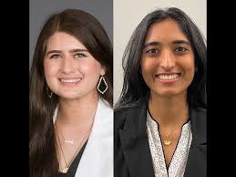 2019 Schweitzer Fellows Spencer Chang and Elise Seyferth