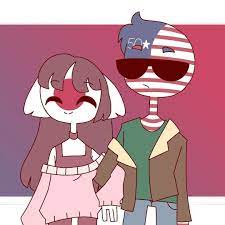 Ameripan - CountryHumans (America x Japan) in 2023