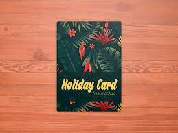 Download Holiday Card Mockup Free Free Mockup