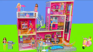 Shop with afterpay on eligible items. Barbie Dolls Dollhouse Furniture W Bedroom Kitchen Bathroom Dreamhouse Doll Toys For Kids Youtube