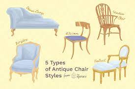 Accent chair is an umbrella term for a variety of living room chairs including club chair, wingback, english rolled arm, bergère, barrel and lawson chairs. Learn To Identify Antique Furniture Chair Styles