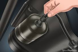 It is a black canister on the firewall with two steel fuel lines going into it. How To Change A Fuel Filter Yourmechanic Advice