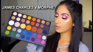 Online shopping for makeup palettes from a great selection at beauty & personal care store. James Charles X Morphe Palette Pink Makeup Look Chatty Af Mini Storytime Youtube