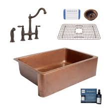 We did not find results for: Sinkology Adams 33 Farmhouse Copper Kitchen Sink With Bridge Faucet And Strainer Drain Wayfair