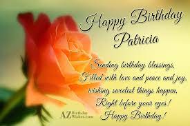 Happy Birthday Patricia