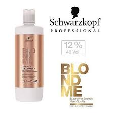Schwarzkopf Professional Blonde Me Premium Developer Oil Formula 33 8 Oz 1000ml 12 40 Volume How To Lighten Hair Schwarzkopf Professional Hair Bleach Kit