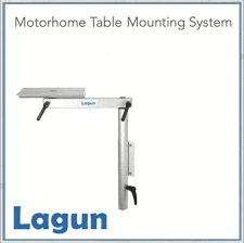 Lagun Adjustable Swivelling Table Mounting System Video In 2020 Camper Table Small Campers Adjustable Table