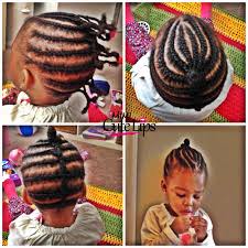 The african braid bun look: Natural Hairstyles For Kids Mimicutelips