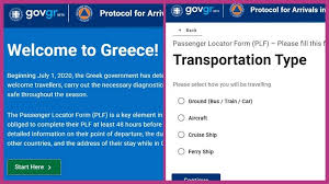 All travelers must complete their plf. Griekenland Passenger Locator Form Helloholidays Je Persoonlijke Reisregelaar