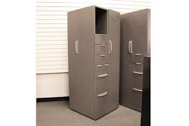 Choose file bar size based on based on the cabinet's exterior width: Knoll Storage Wardrobe Combo Used File Cabinets