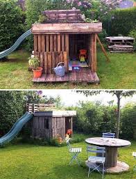Découper les ouvertures à la hauteur et plan pdf de cabane en palette : 25 Top Idees Tutos De Cabanes En Palettes