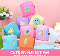 Amazon.com : Umigy 12 Pcs Preppy Cosmetic Bags Nylon Mini ...