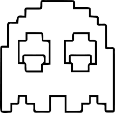 Pacman Coloring Pages Ghostly Pixelated Educative Printable Coloring Pages Coloring Pages To Print Printable Coloring Pages