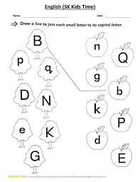 Let them have fun coloring the pictures that start with each letter of the alphabet or fill in the missing letters in the letter recognition worksheets. Matching Letters Worksheets First Grade English Worksheets Ex No 34