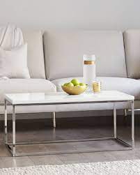 Hazel white lacquer square coffee table. Acute Chrome And Large White Gloss Coffee Table Danetti