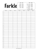 Lots of Printable Score Sheets: Farkle, Phase 10, Uno, Yahtzee ...