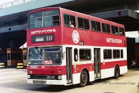 九巴m80 dh2436 路線 110 廣告 三越mitsukoshi 中華巴士紀念館 bus hong kong busses