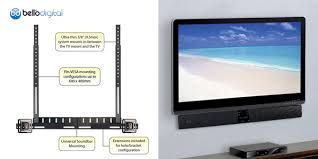 What happens when your setup would look better with a soundbar above the television? Tvs And Soundbars What A Bracket Sound Vision