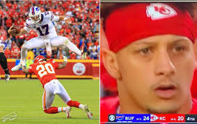 They say, a picture is worth a thousand words, yet Patrick Mahomes was  speechless. 🦬❤️🤍💙