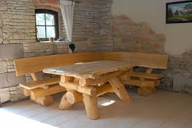 Die wahl der richtigen materialien für den weil holz ein naturprodukt ist, ist es in der regel so, dass die verwendeten 45 x 70 mm starken latten erstens. Rustikale Gartenmobel Holz Massiv Sitzgruppe Tisch Bank Eckbank Esche Rustikale Gartenmobel Rustikale Tische Rustikal