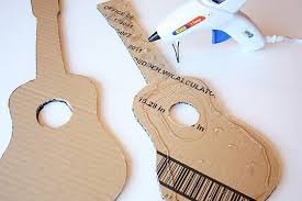 35 useful, inexpensive projects that. Apartment Therapy Ohdeedoh Projects For Kids Cardboard Guitar Crafts For Kids