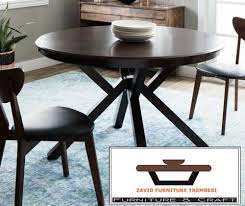 Topwood papan kayu 113x40x2 cm wooden board daun meja nampan kayurp136.000: Jual Meja Kayu Utuh Bundar Terbaru Harga Murah