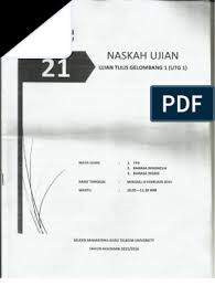 Yuk, intip soal utg telkom university! Utg 2015 Tpa Indo Ing Pdf